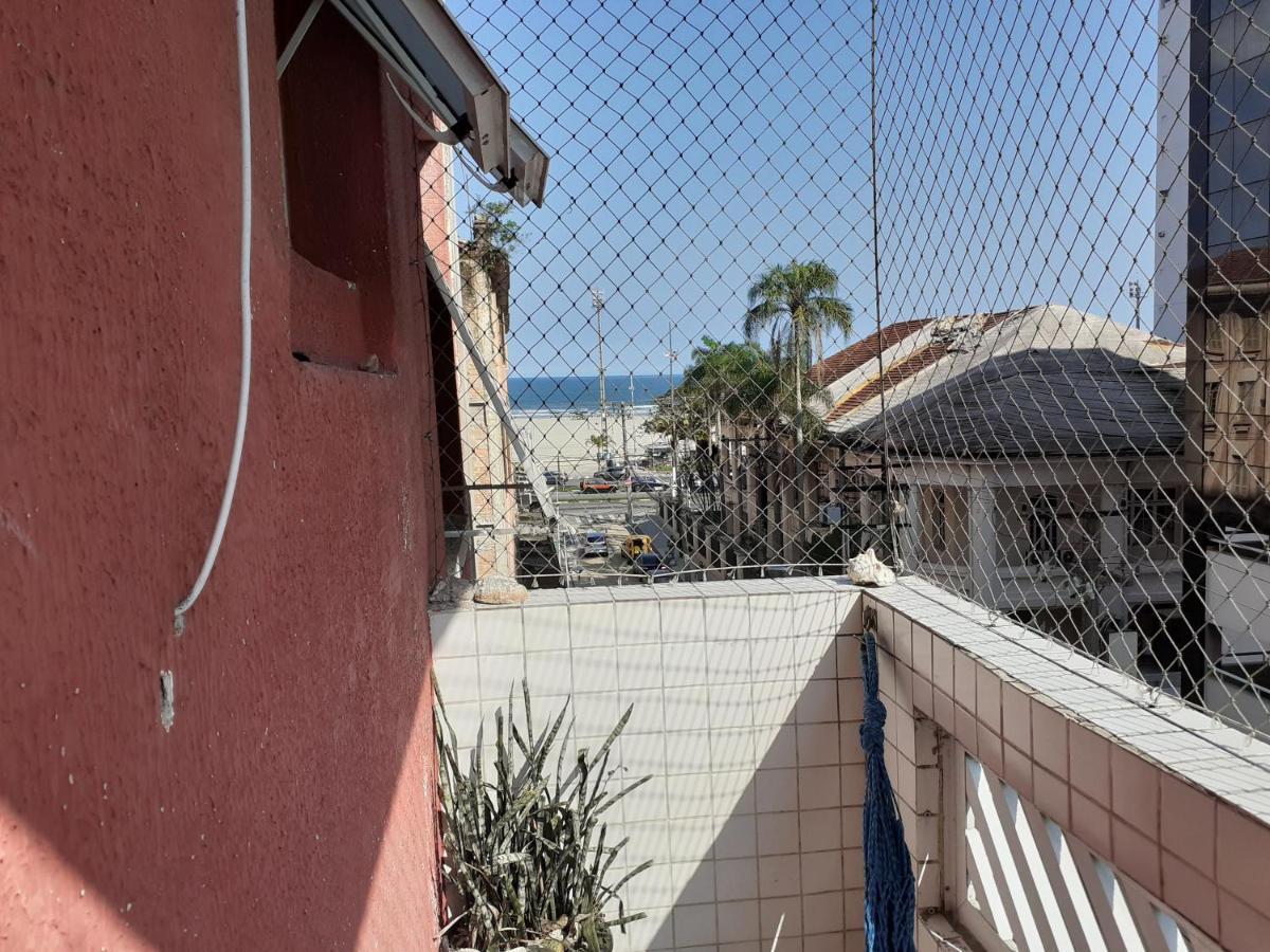 Apartamento Vento E Mar - 2 Quartos Com Sacada Na Quadra Da Praia Do Gonzaga サントス エクステリア 写真