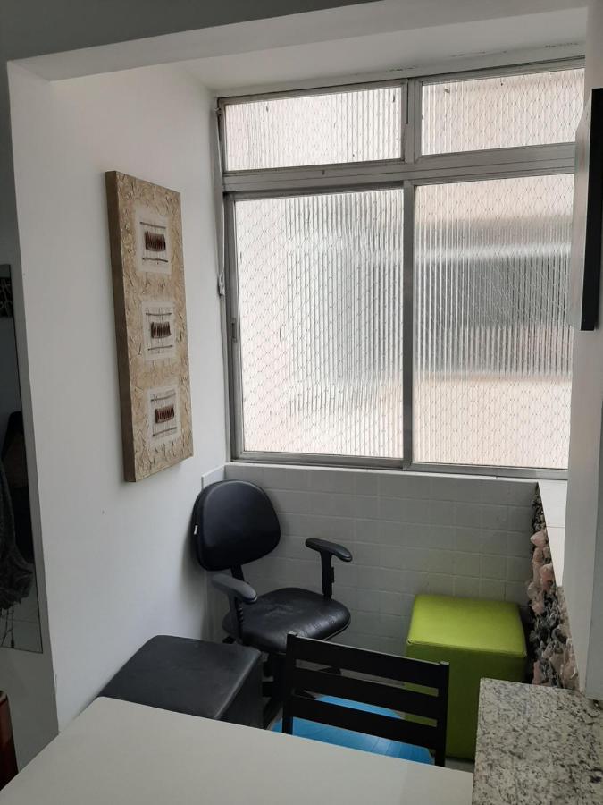 Apartamento Vento E Mar - 2 Quartos Com Sacada Na Quadra Da Praia Do Gonzaga サントス エクステリア 写真